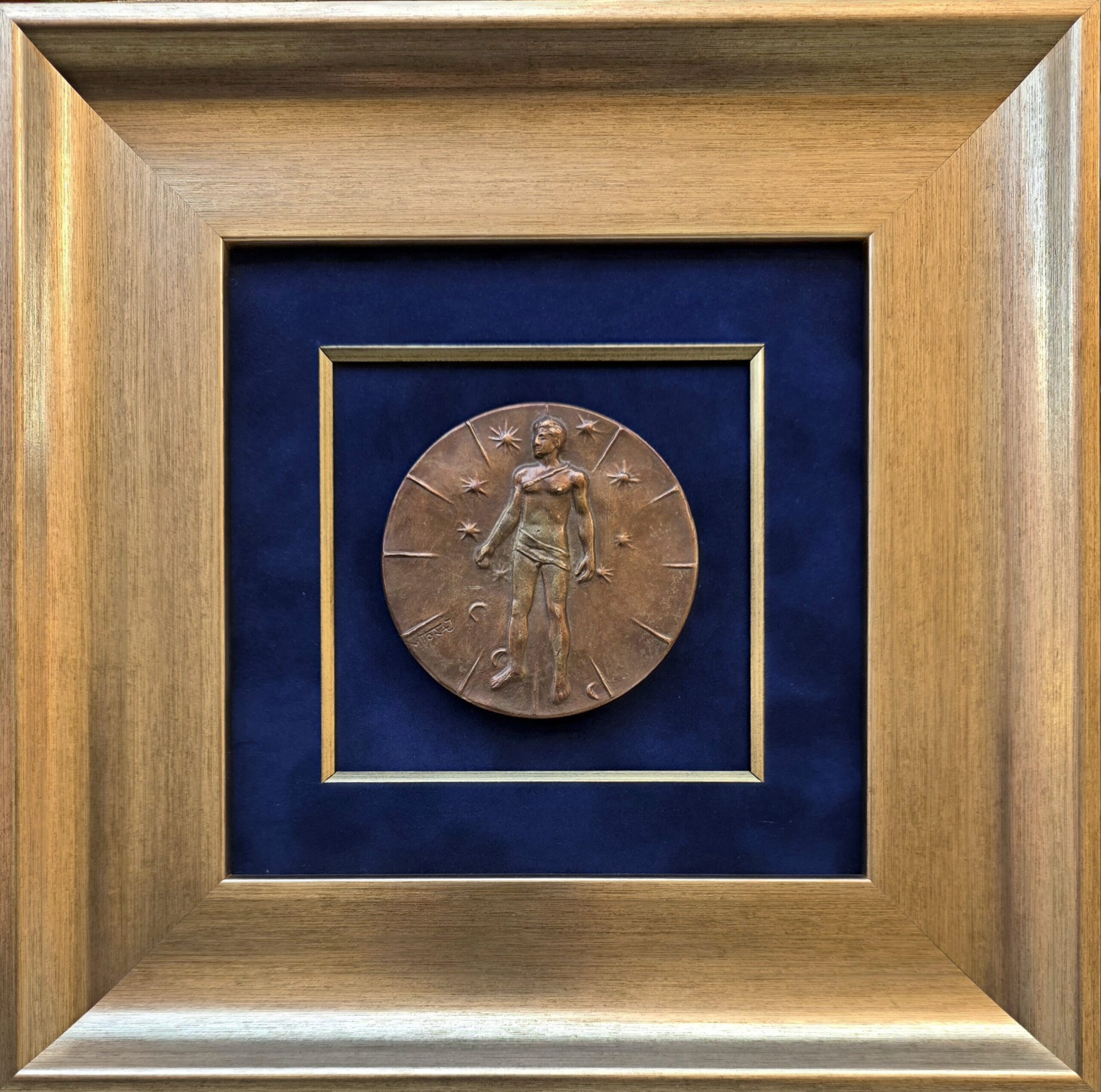 IGOR MITORAJ 'Articulations', 1984 r, brąz, średnica 9 cm