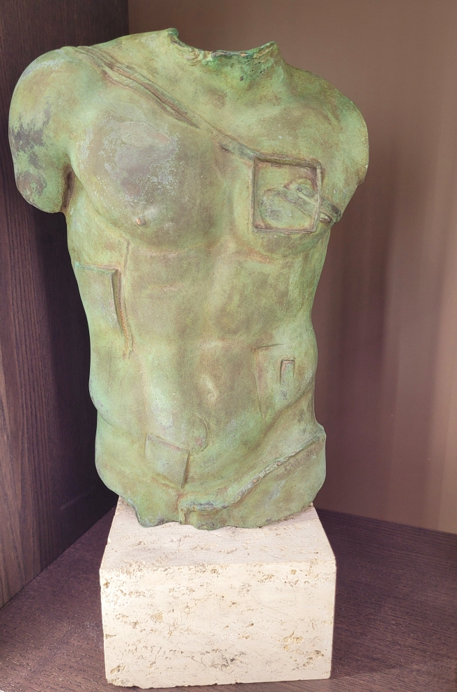 IGOR MITORAJ 'Perseusz' brąz , 48cm, certyfikat autorski