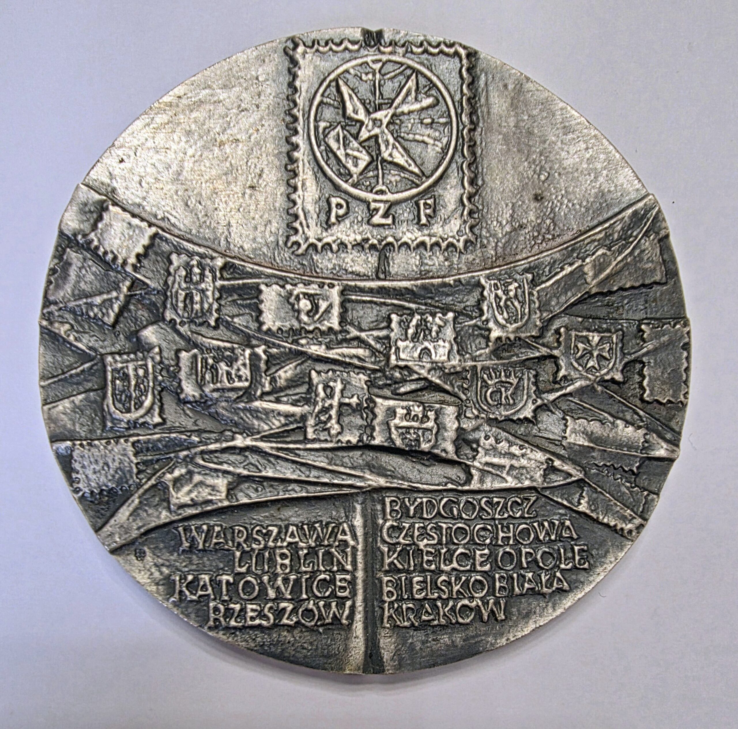 BRONISŁAW CHROMY 'Medal - 100 LAT POLSKIEGO RUCHY FILATELISTYCZNEGO KRAKÓW 1993'