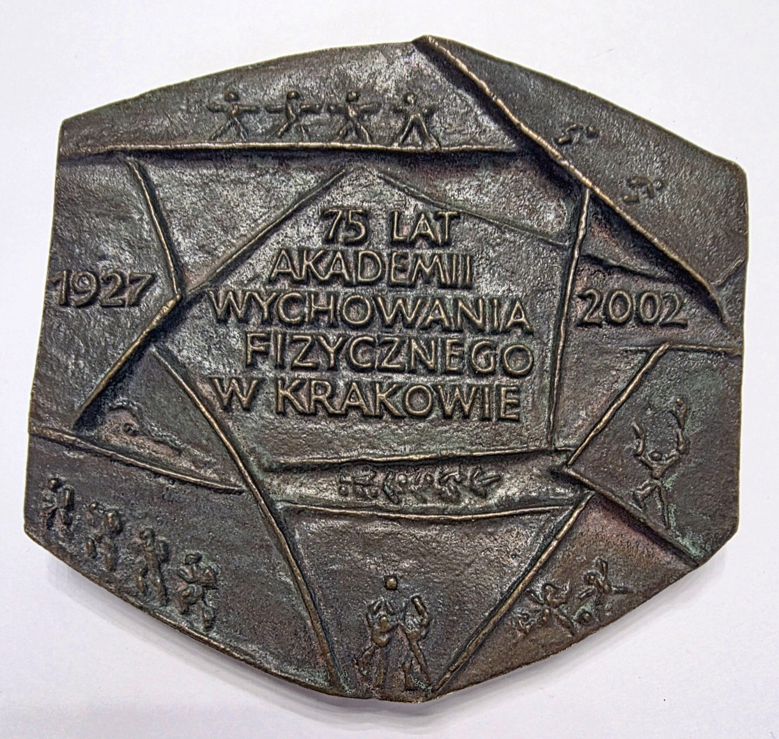 BRONISŁAW CHROMY 'Medal - 75 LAT ADADEMII WYCHOWANIA FIZYCZNEGO W KRAKOWIE, 1927-2002'