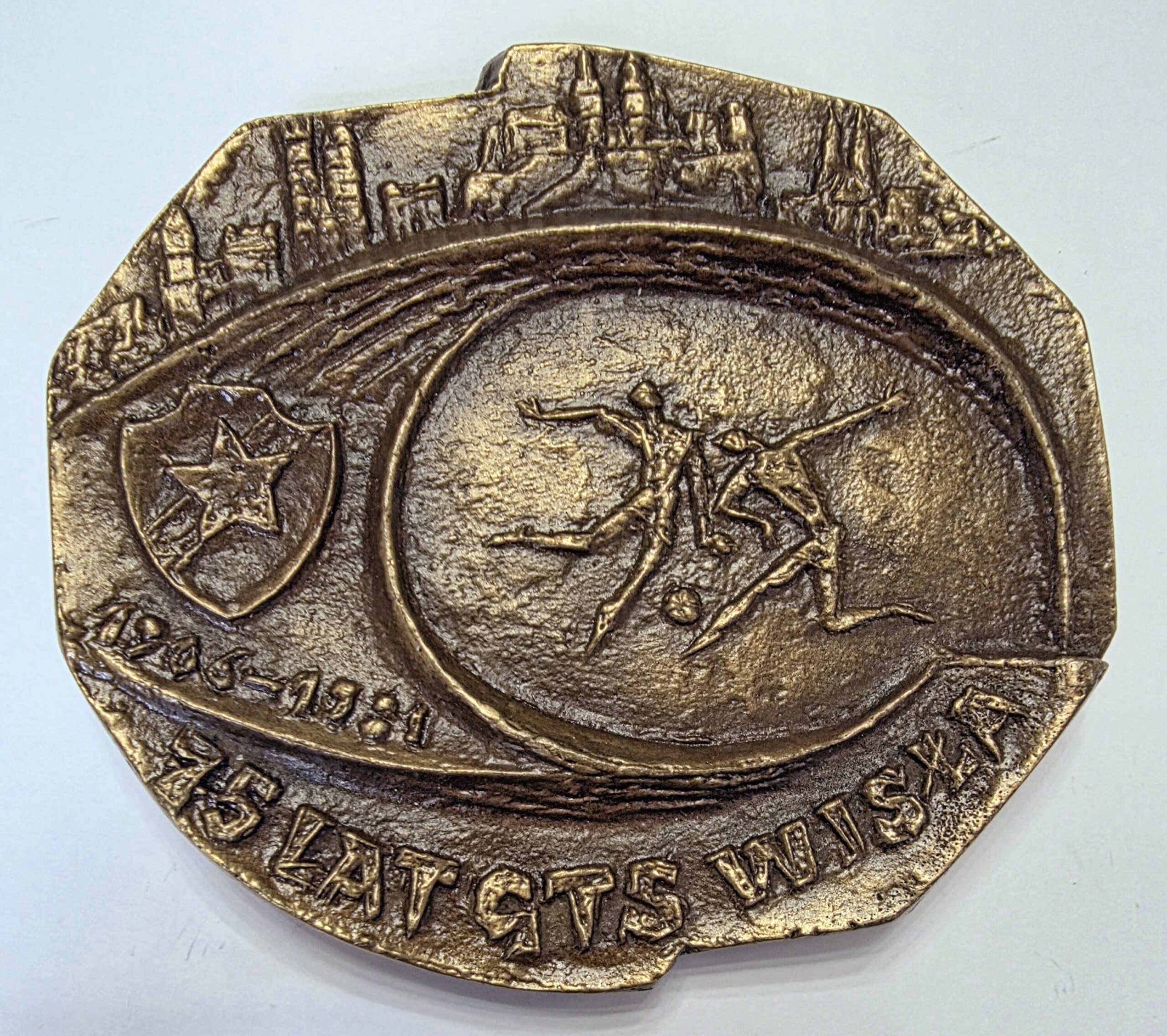 BRONISŁAW CHROMY 'Medal - 75 LAT GTS WISŁA 1906 - 1981'