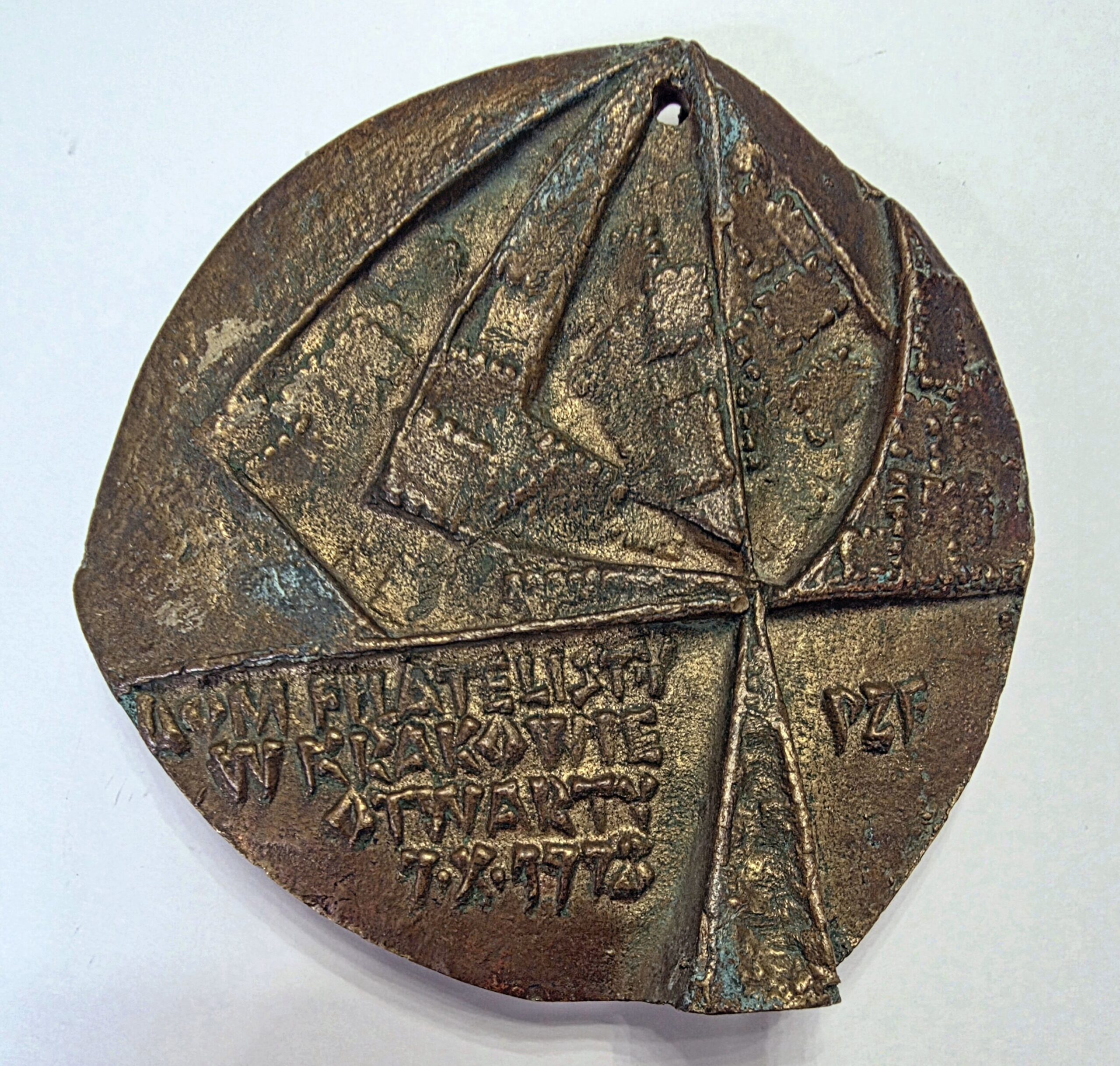 BRONISŁAW CHROMY 'Medal - DOM FILATELISTY W KRAKOWIE OTWARTY 1978'