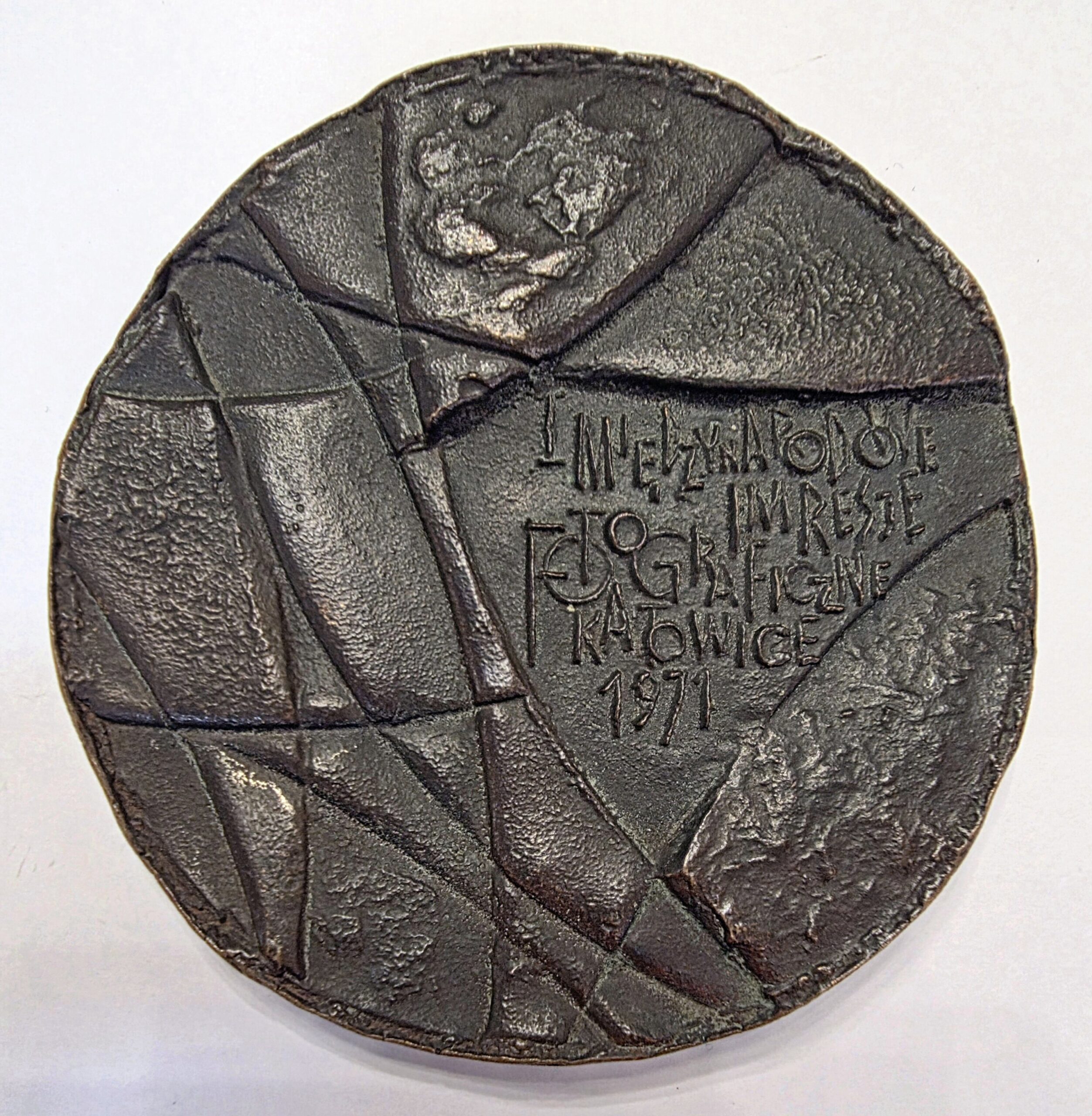 BRONISŁAW CHROMY 'Medal - I MIĘDZYNARODOWE IMPRESJE FOTOGRAFICZNE KATOWICE 1971'