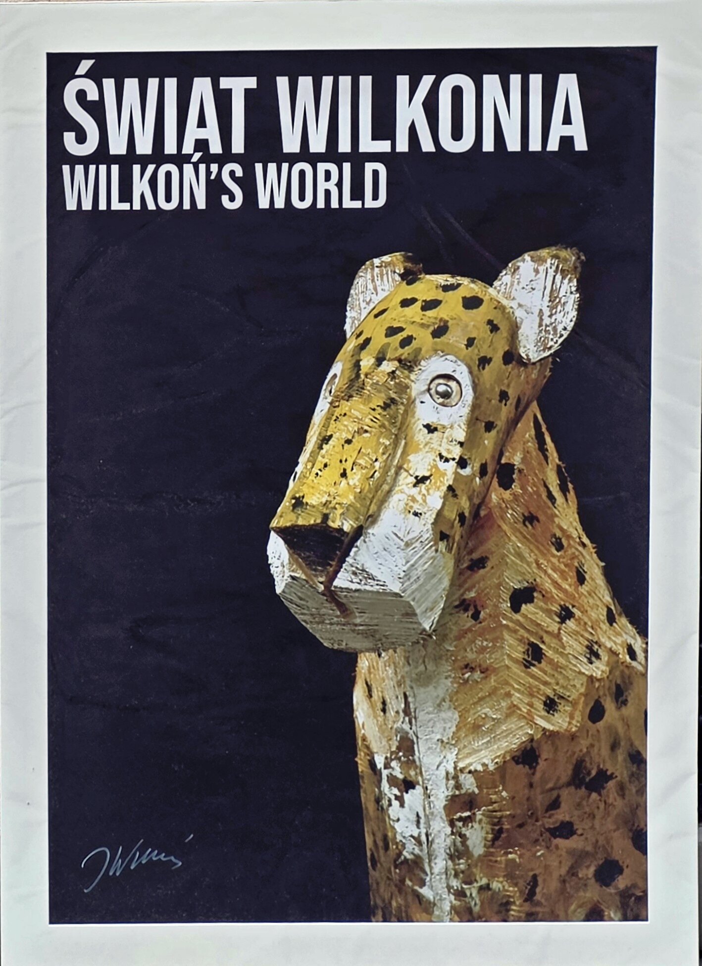 JÓZEF WILKOŃ 'Wilkoń's World' offset, papier, 98x68cm, sygnowany odręcznie