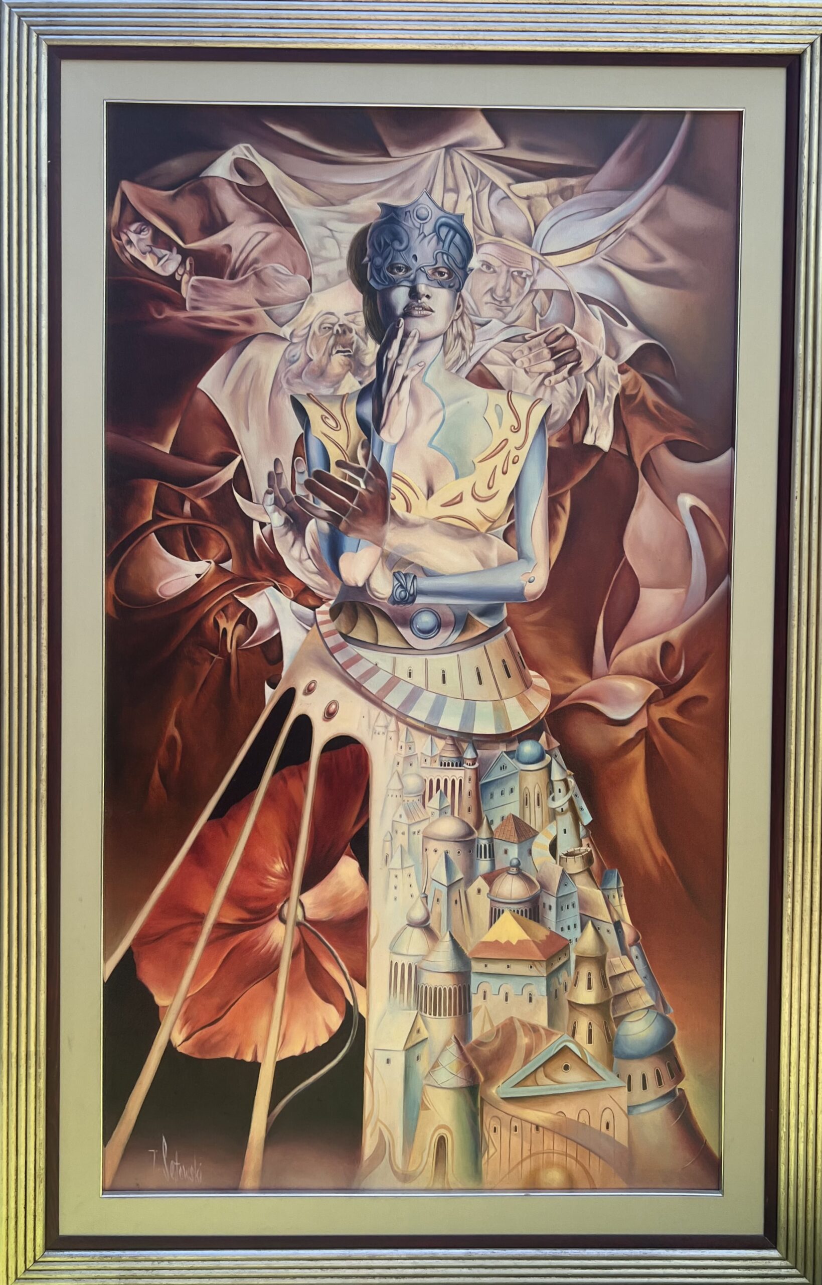 TOMASZ SĘTOWSKI 'Temptation' 2008 olej, płótno, 135x75cm