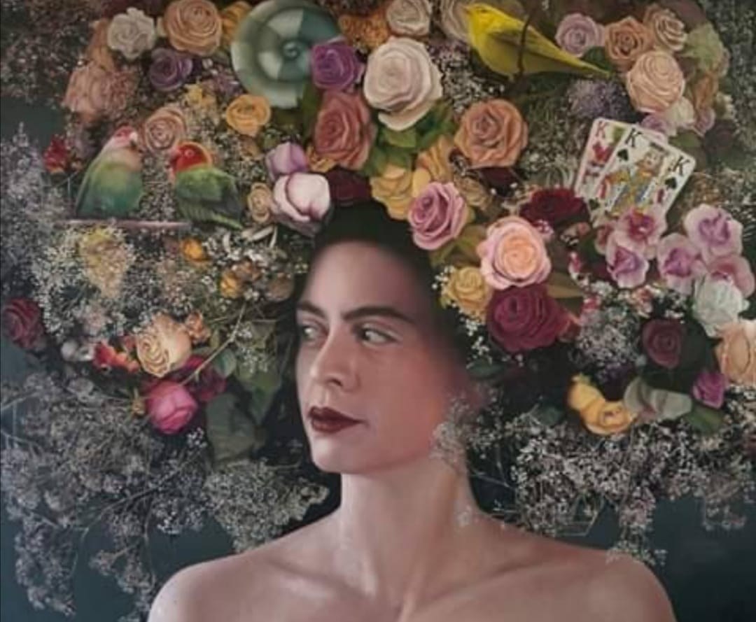 LUCYNA GÓRALCZYK 'Ryftka' , olej, płótno, 100x120cm