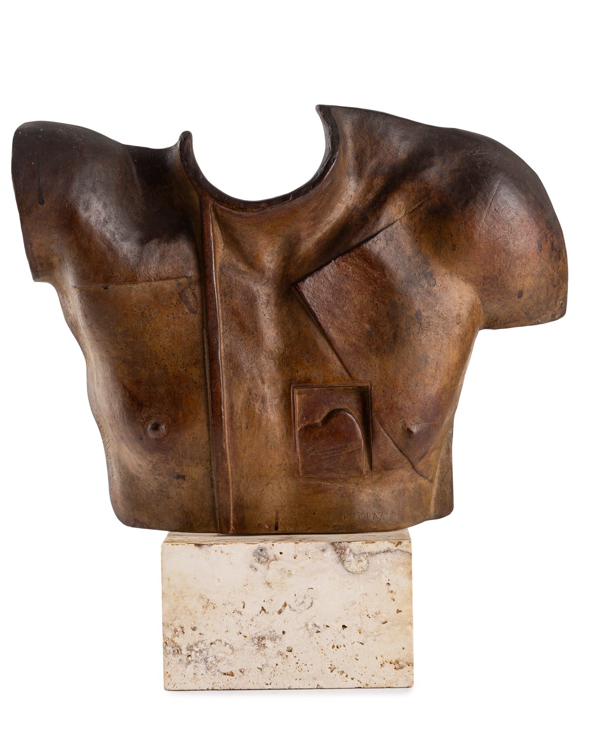 IGOR MITORAJ 'Helios' brąz , 40,5x39,5x10cm