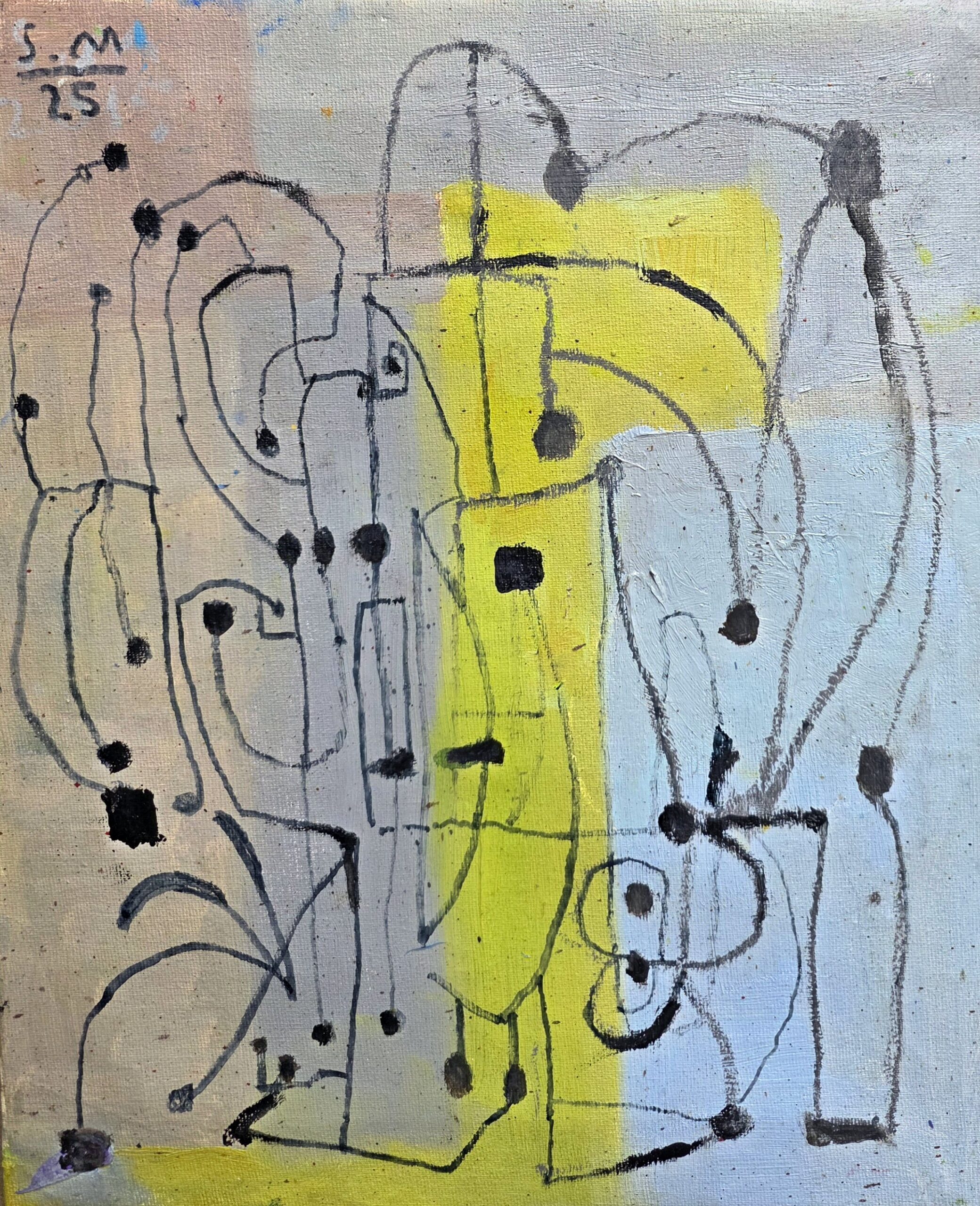 STANISLAW MŁODOŻENIEC 'Okno II' 2015/2025 olej, płótno 34x28cm