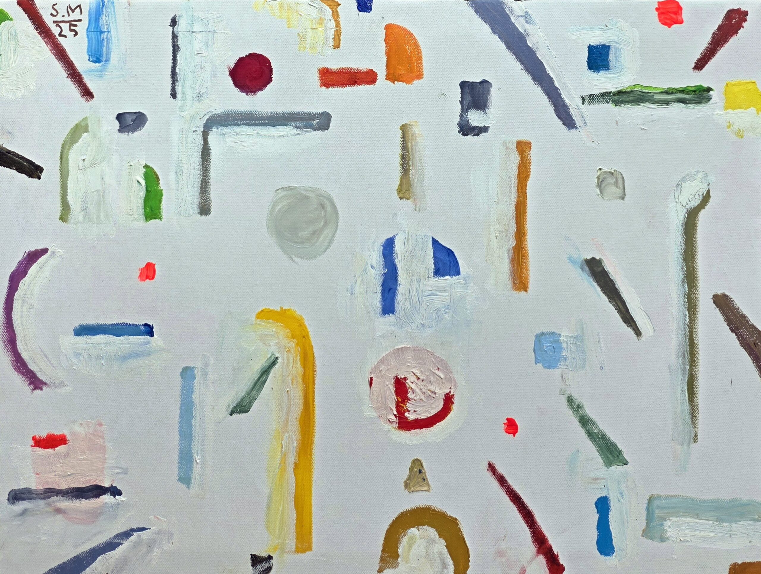 STANISLAW MŁODOŻENIEC 'Ścieżki 2' olej, płótno 50x66cm