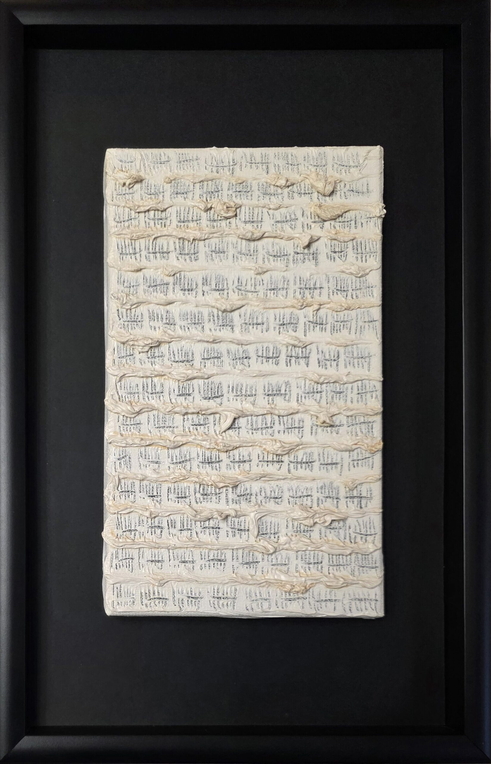 WŁODZIMIERZ PAWLAK 'Dziennik 12B' 2010, olej, płótno 24x14cm