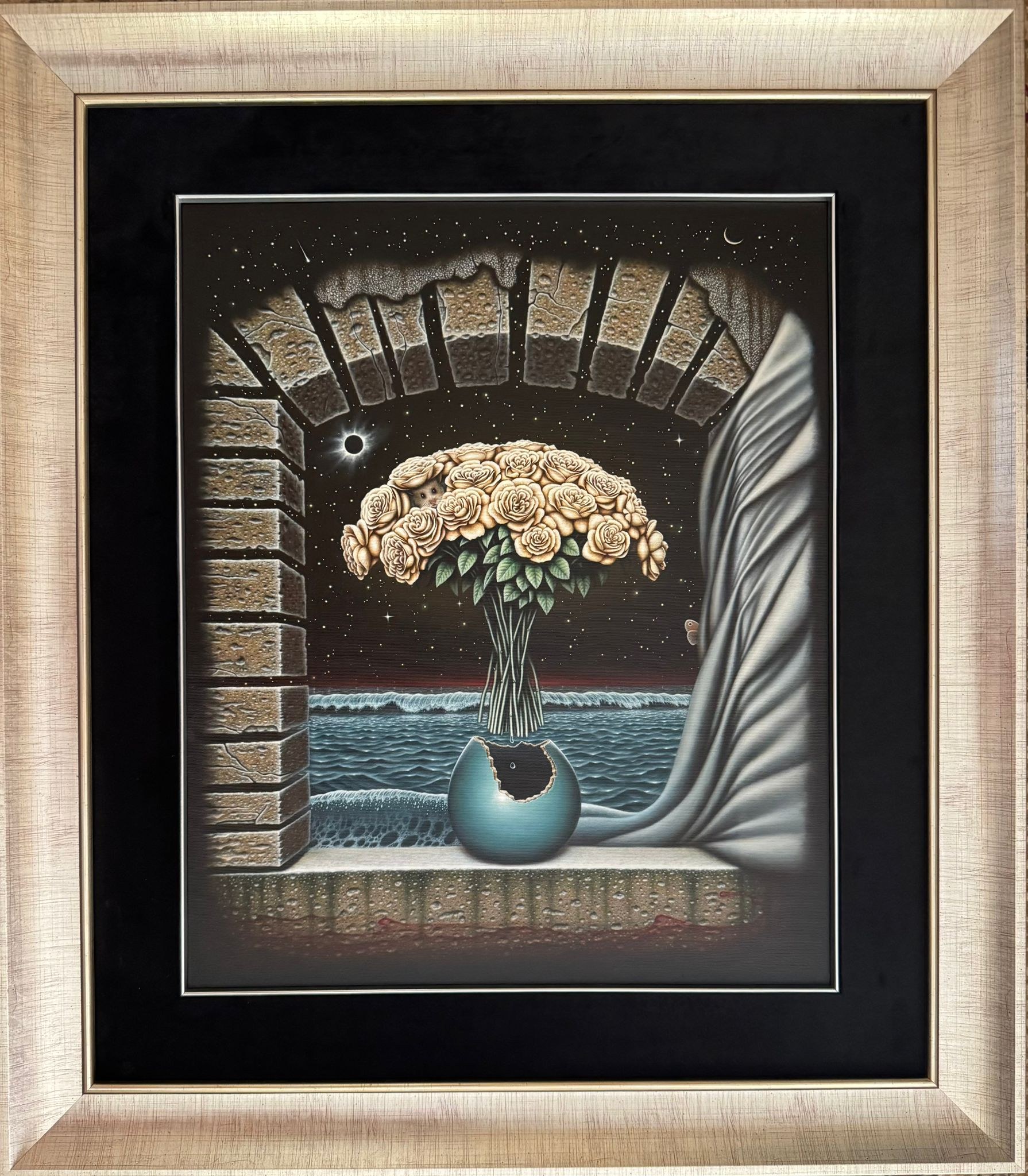 ARKADIUSZ SZYMANEK 'Bez tytułu', olej, płótno, 60x50cm