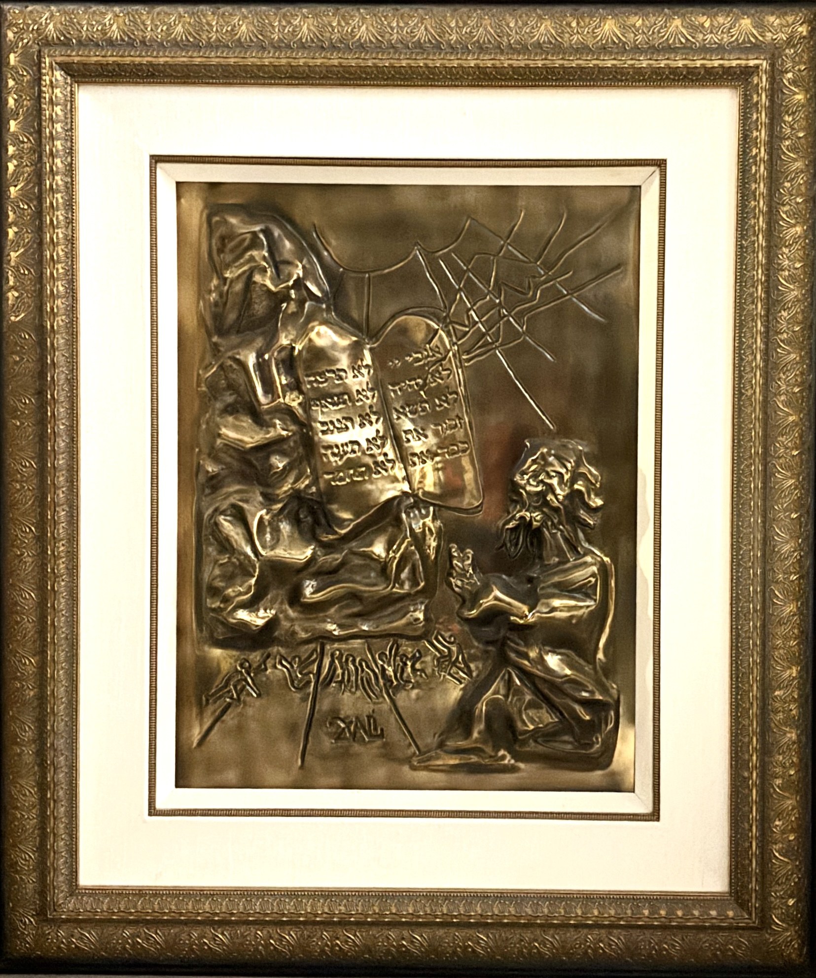 SALVADOR DALI 'Mojżesz i Dziesięcioro Przykazań - 1977, Moses and the Ten Commandments'