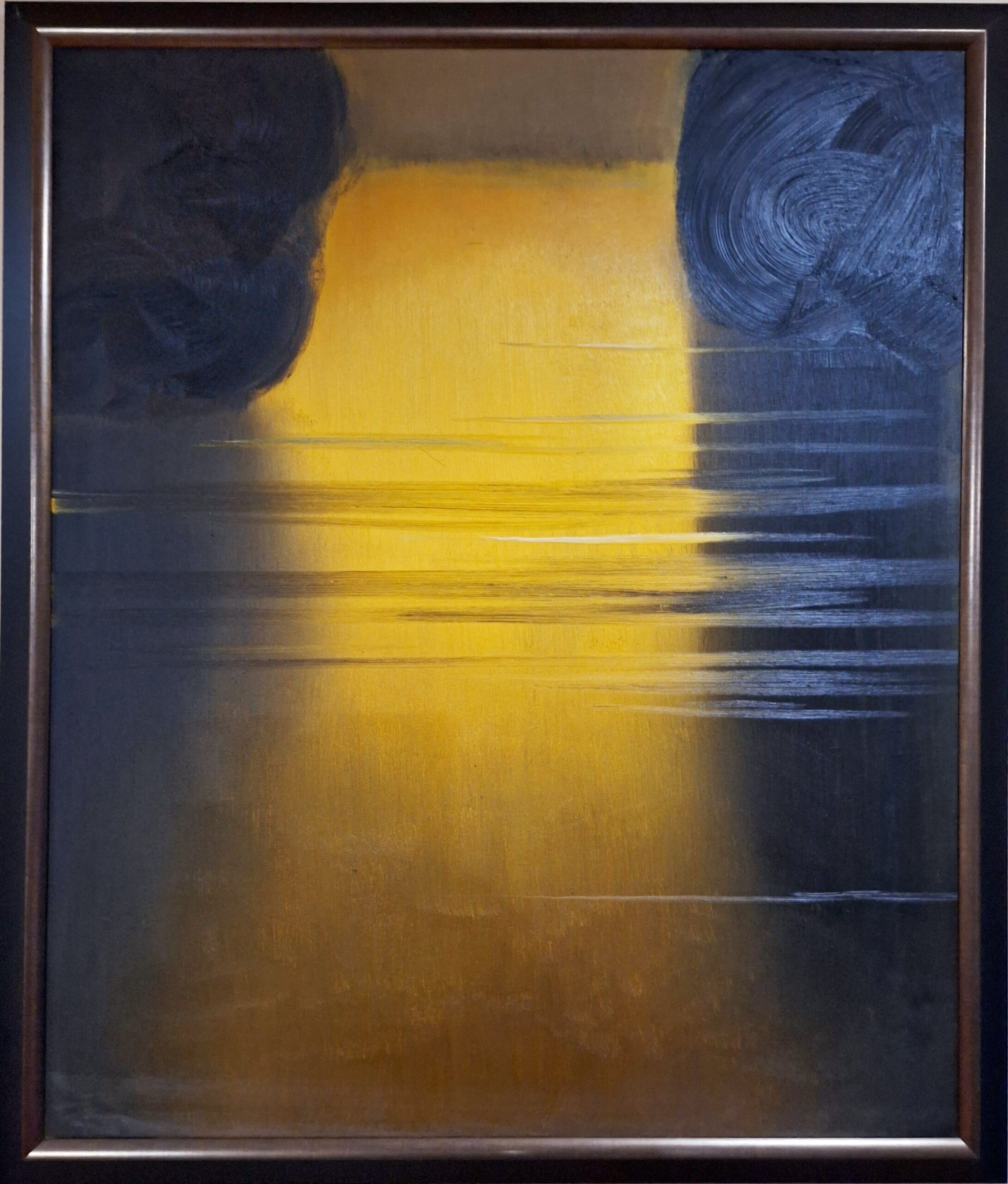 STANISŁAW BAJ 'Rzeka Bug' 2022, olej, płótno, 100x80cm