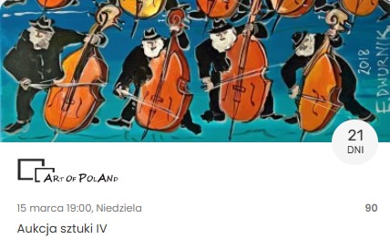 Aukcja sztuki IV– Art of Poland – 15.03.2026