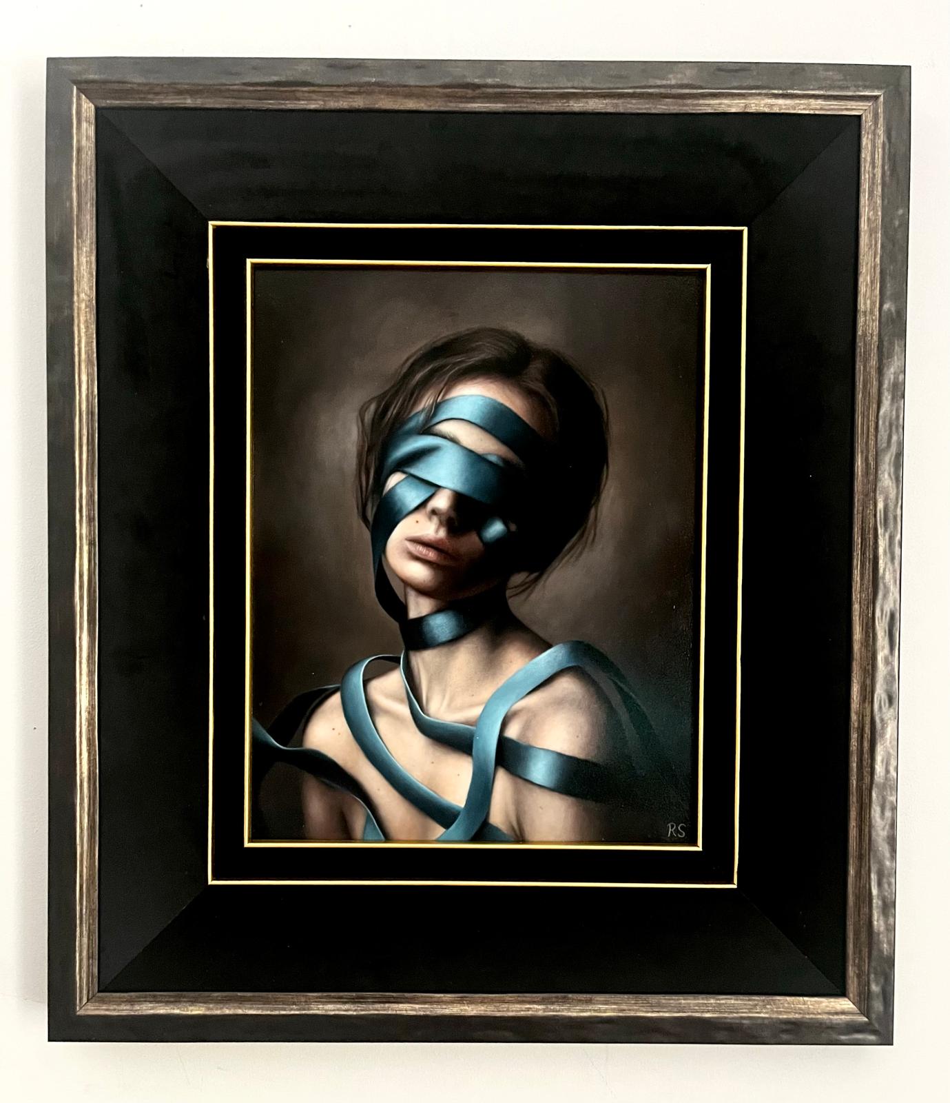 RAFAŁ STANULA, 'Malou', olej na panelu, 38x30cm