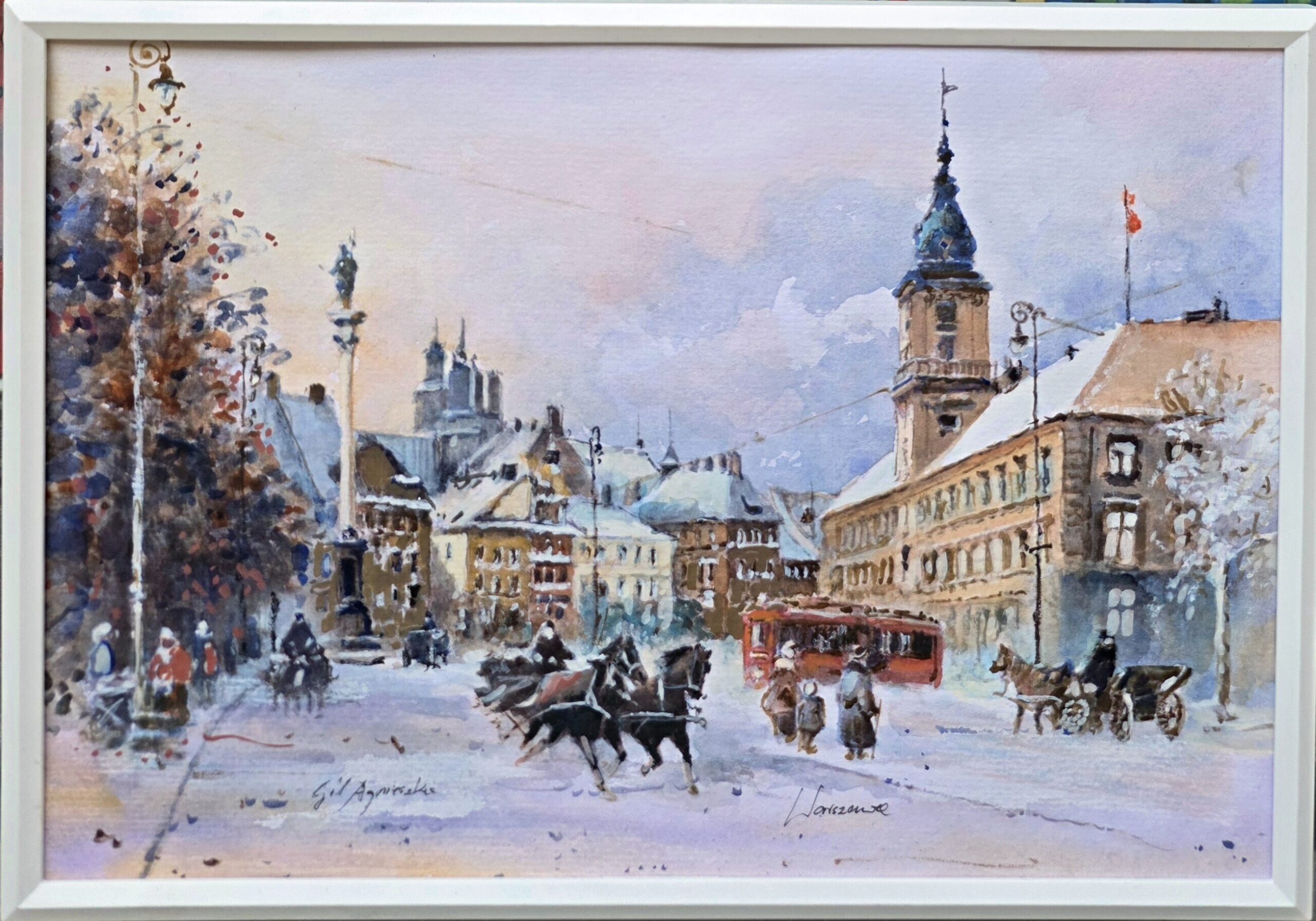 AGNIESZKA GIL, Warszawa, akwarela, papier, A4