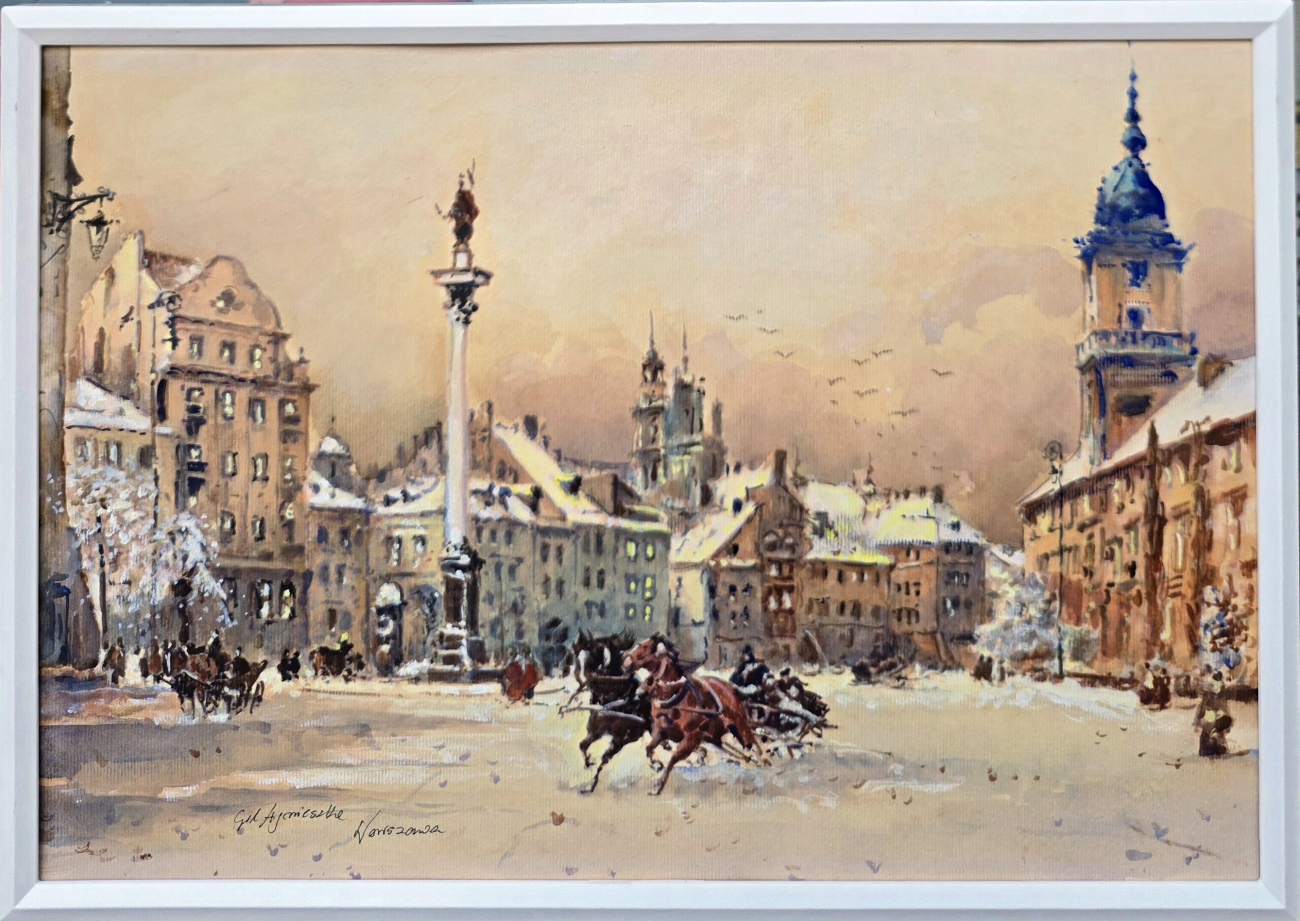 AGNIESZKA GIL, Warszawa, akwarela, papier, A4