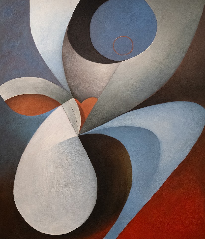 KAJA MARZEC 'Punkt ciężkości', 2025, akryl na płótnie, 140x120cm