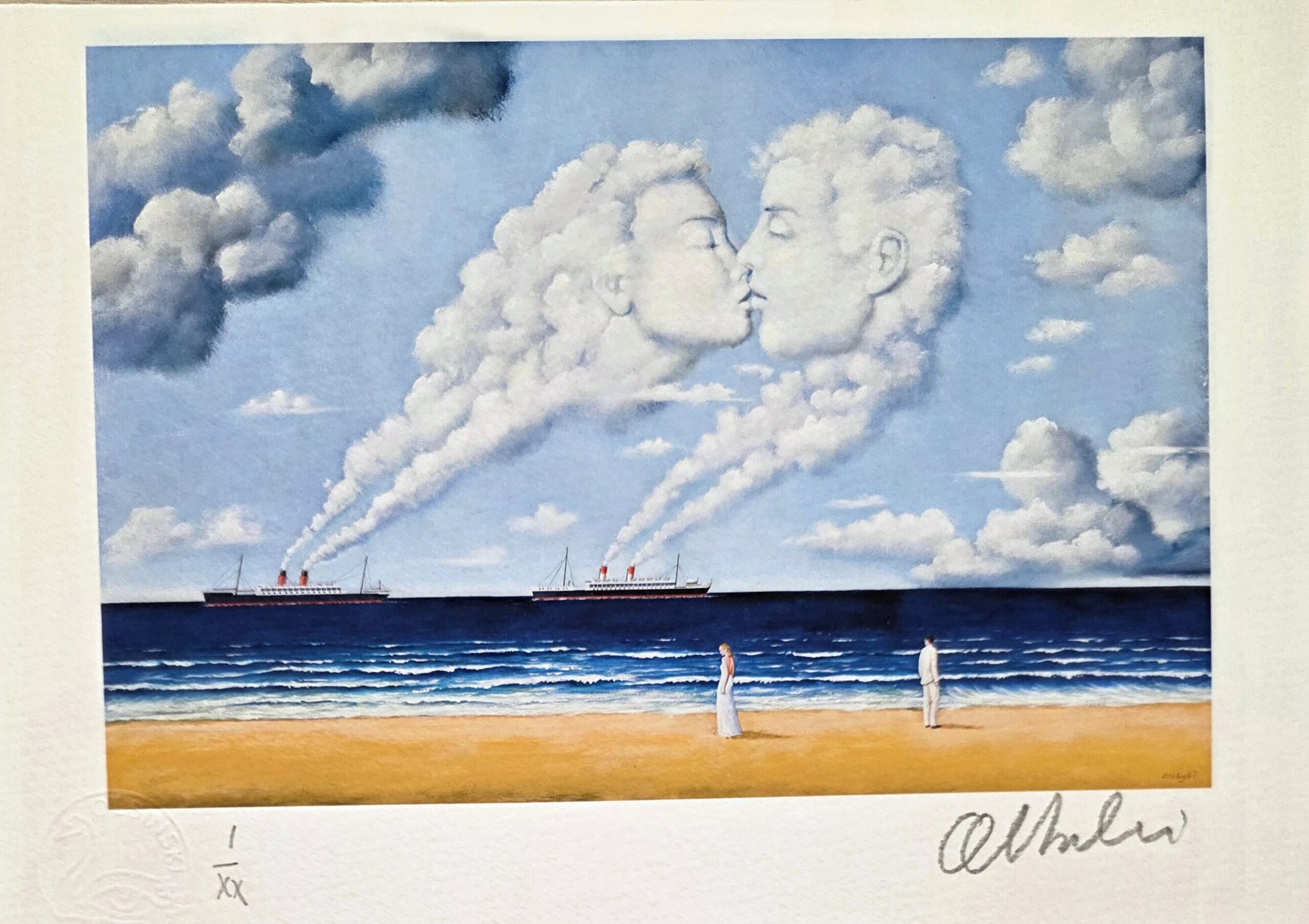 RAFAŁ OLBIŃSKI, 'Bez tytułu 2', inkografia, papier A4, numer unikatowy I / XX