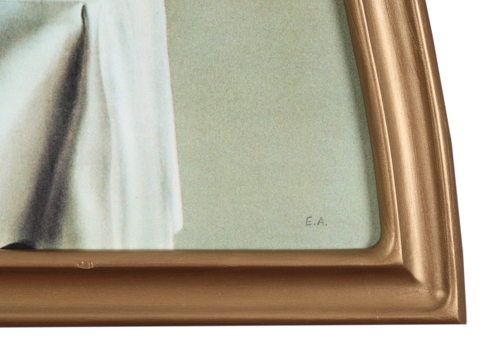 SALVADOR DALI 'Para z głowami pełnymi chmur' Dyptyk, granolitografia w 14 kolorach, 118x86cm - obrazek 6