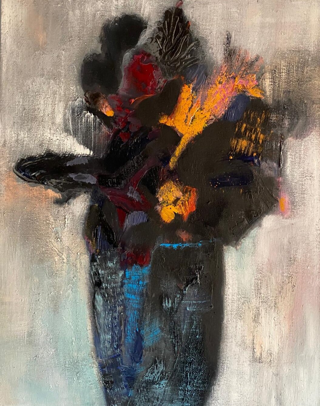 MARTYNA KLISZEWSKA 'Bukiet 2' olej, płótno, 40x30cm