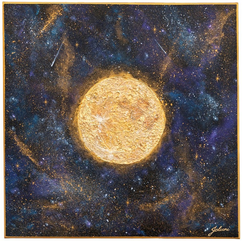 JOLANTA STEFANISZYN, 'Aurea' akryl, płótno, 70x70cm