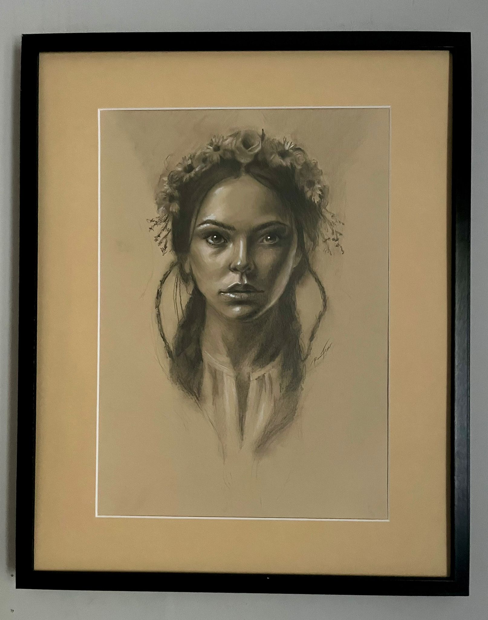 PAWEŁ KARDIS 'Słowianka', ołówek, 40x30cm