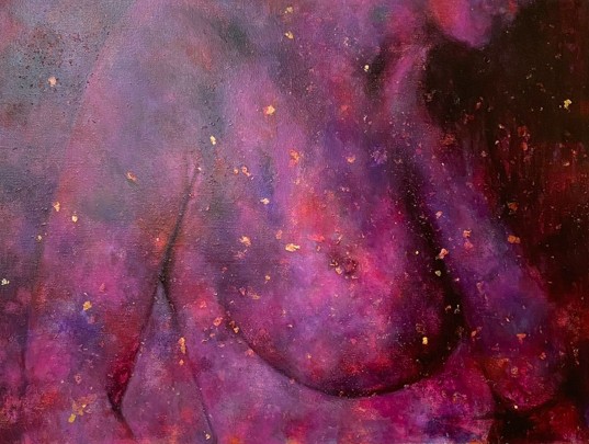 KRZYSZTOF KARGOL 'Ciało' 2021 akryl, płótno 80x60cm