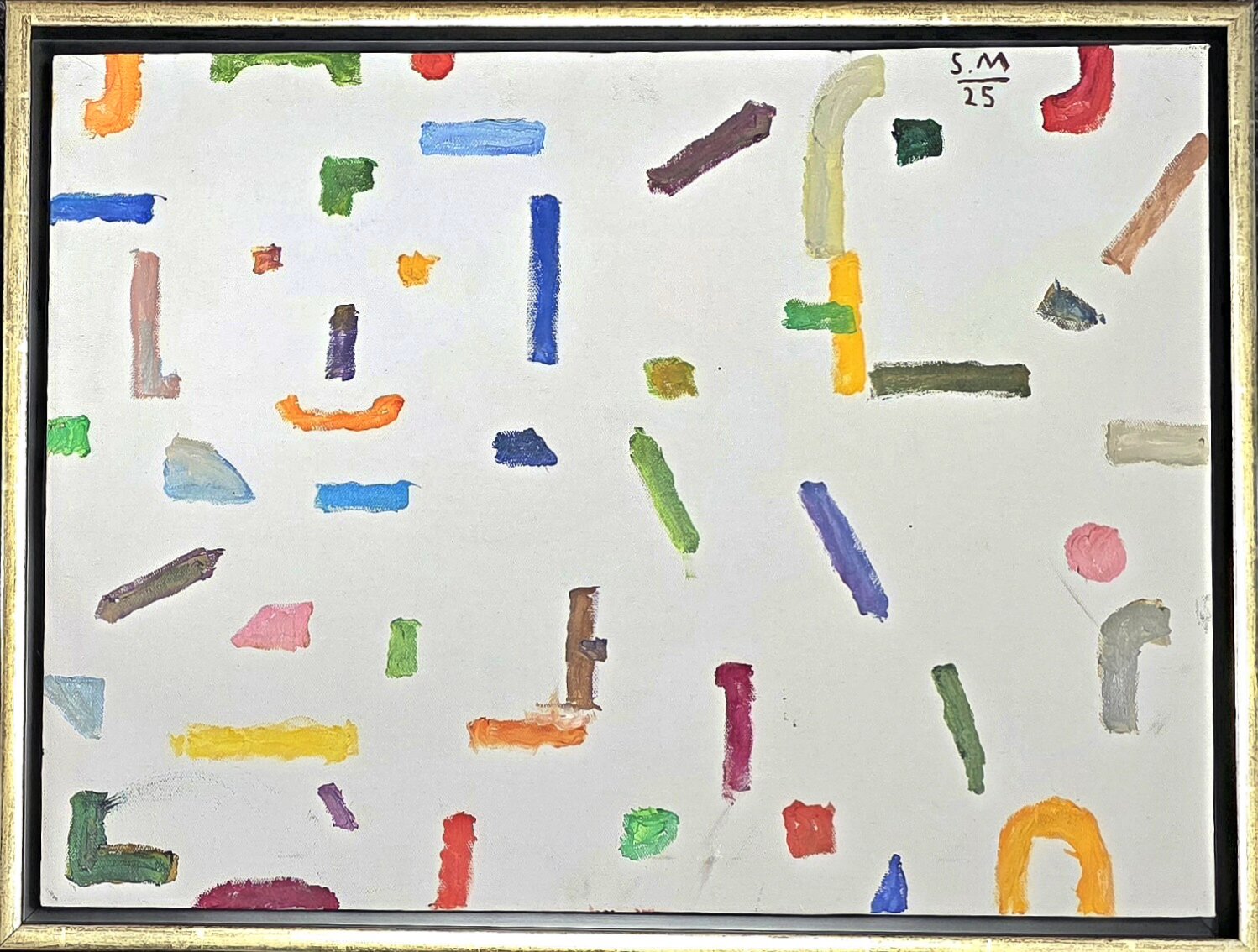 STANISLAW MŁODOŻENIEC 'Ścieżki 1' olej, płótno 50x66cm