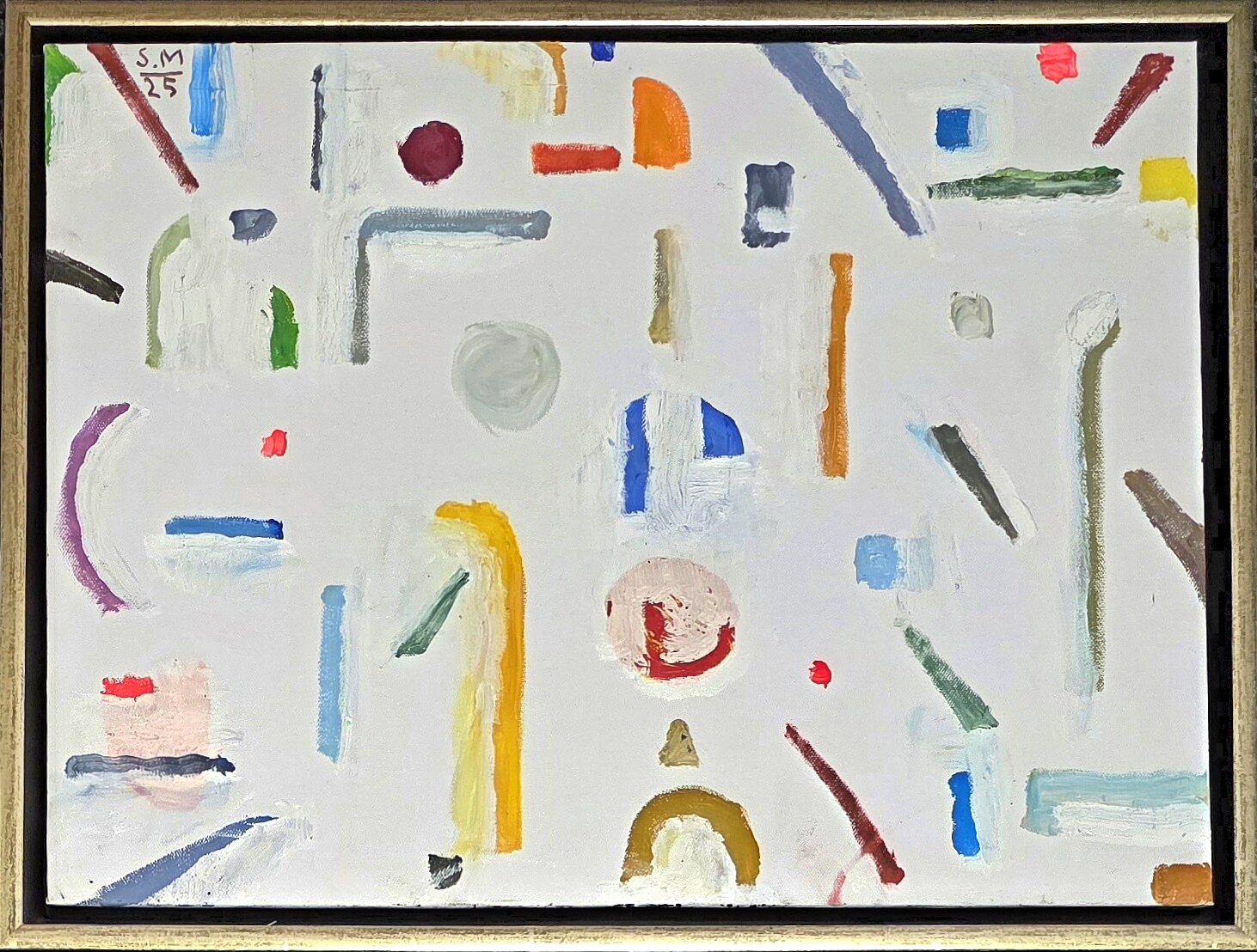 STANISLAW MŁODOŻENIEC 'Ścieżki 2' olej, płótno 50x66cm