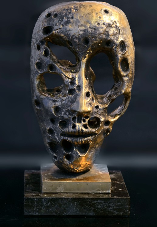 KRZYSZTOF PŁONKA 'Belfegor' brąz, 50x25cm