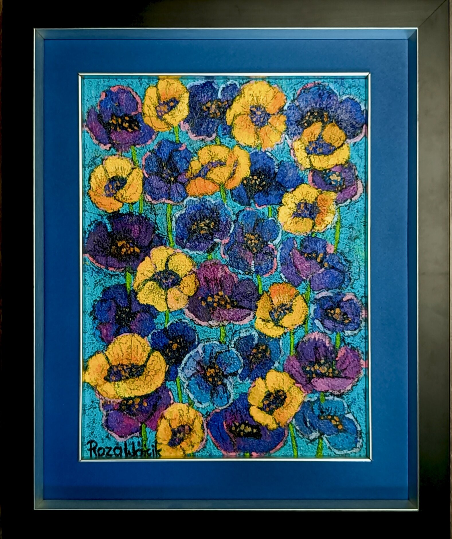 ROZALIA WÓJCIK 'Rytm natury', olej, płótno, 40x30cm