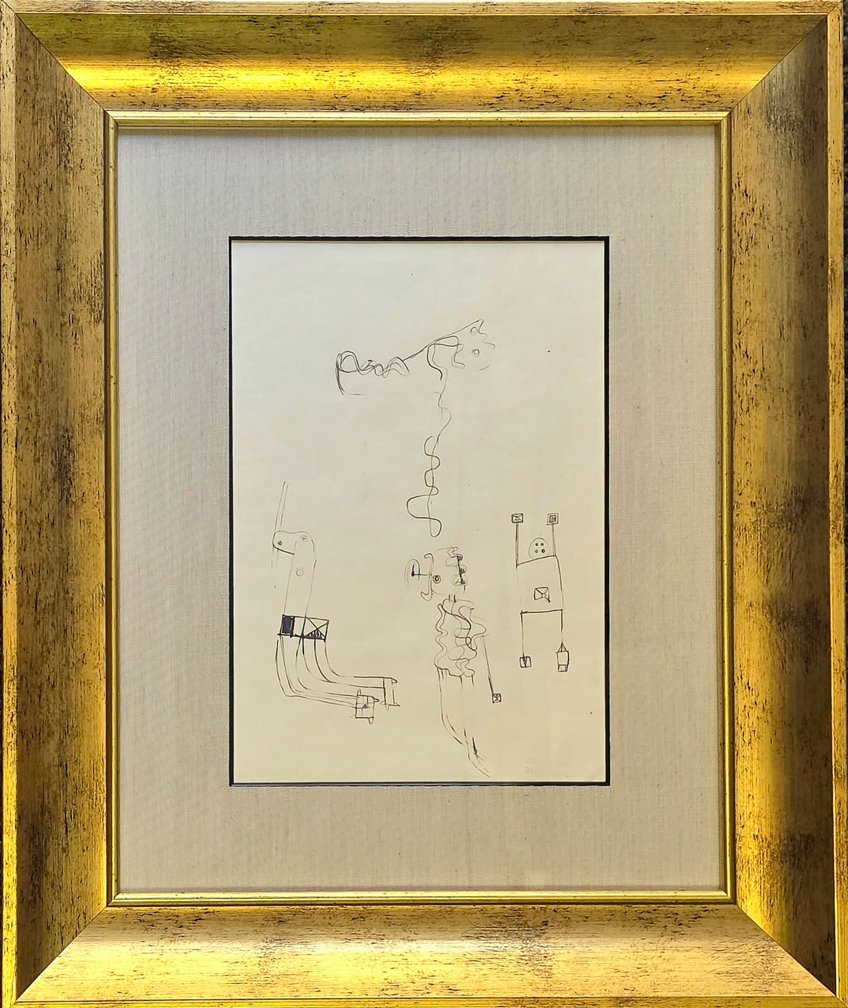 ZDZISŁAW BEKSIŃSKI 'Bez tytułu', tusz, pióro, papier, 29 x 20 cm