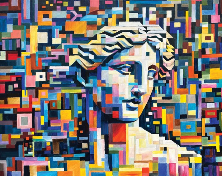 BOŻENA ANETA OLAK 'Afrodyta II', olej, płótno, 73x92cm