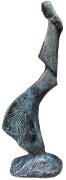 STANISŁAW WYSOCKI 'Postać', brąz, 40,5cm