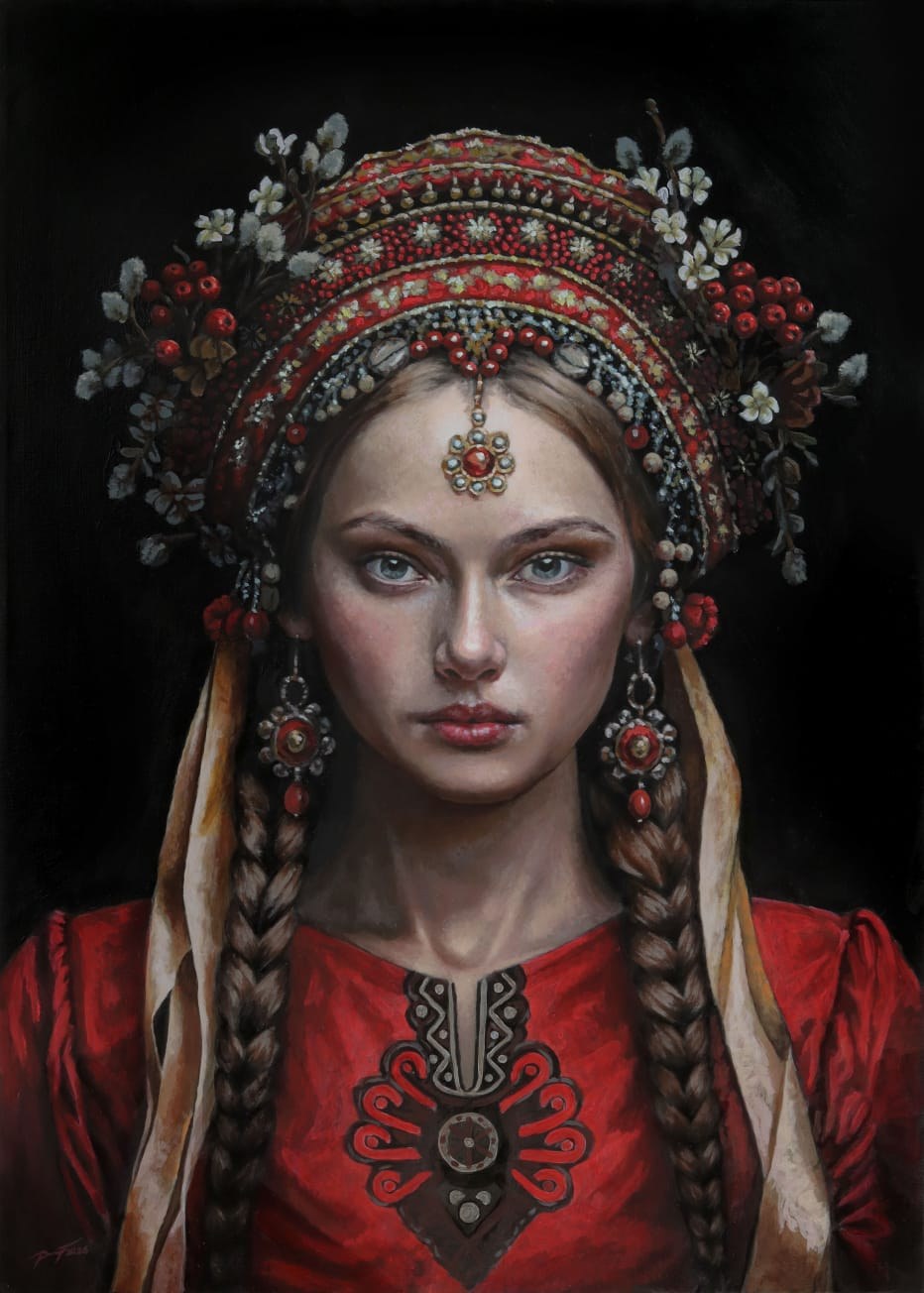 PAWEŁ KARDIS 'Wiano', akryl, płótno, 70x50cm