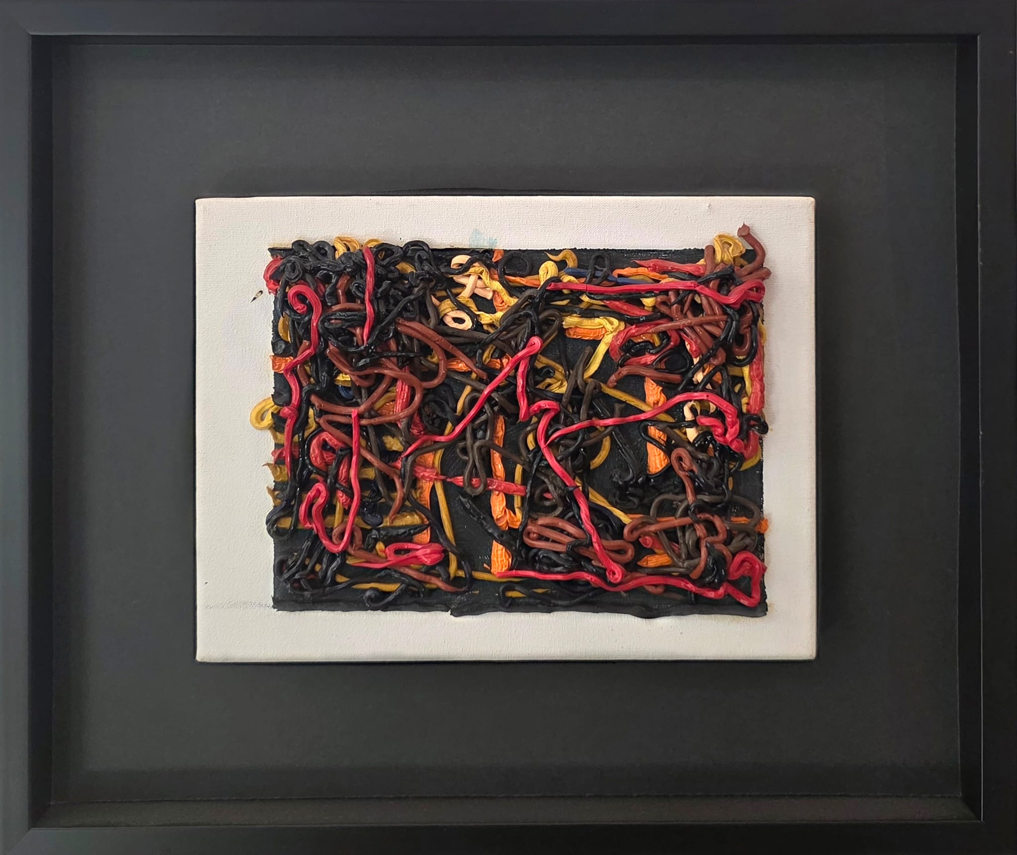 WŁODZIMIERZ PAWLAK 'Notatka o sztuce' 2011, olej, płótno 18x24cm