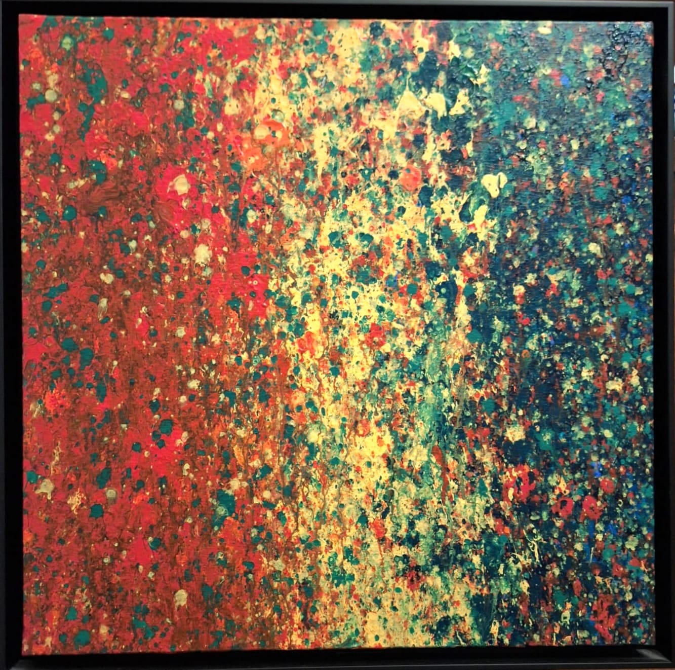 LEON TARASEWICZ 'Bez tytułu', akryl na płótnie 50x50cm