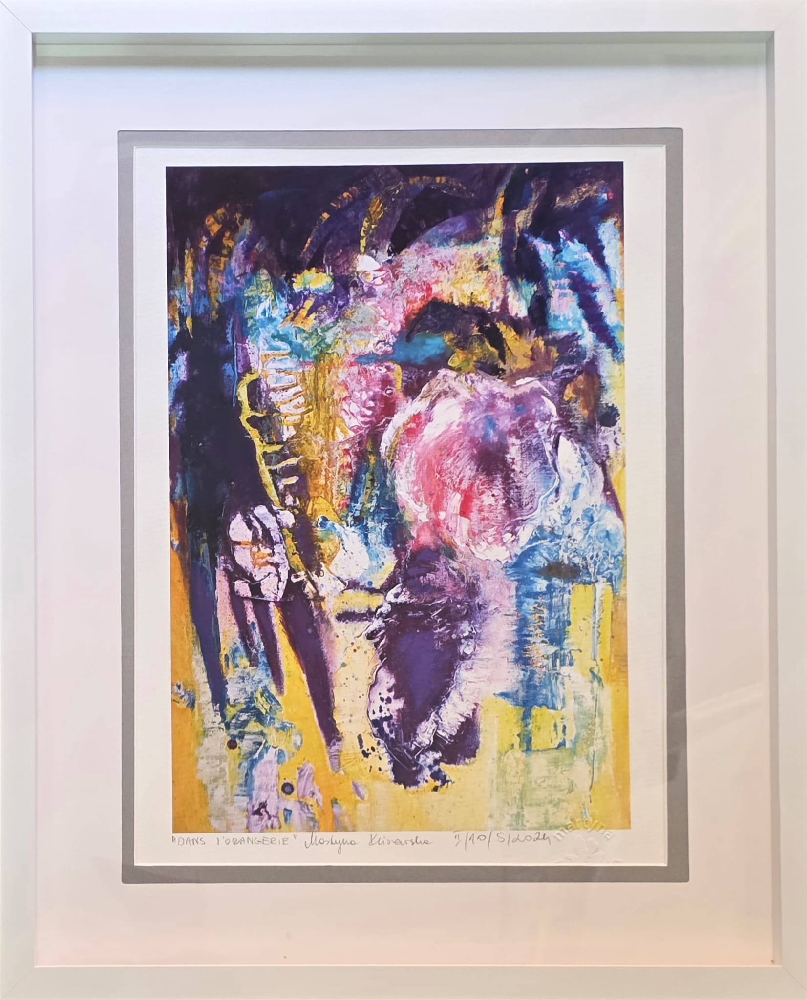 MARTYNA KLISZEWSKA 'Dans I'Orangerie' inkografia, papier, 40x30cm