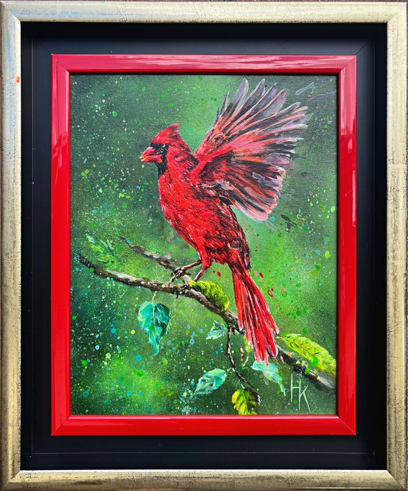 KHRYSTYNA HLADKA 'Puls Natury – z cyklu 4 pory - Lato' akryl na płótnie, 25×20cm