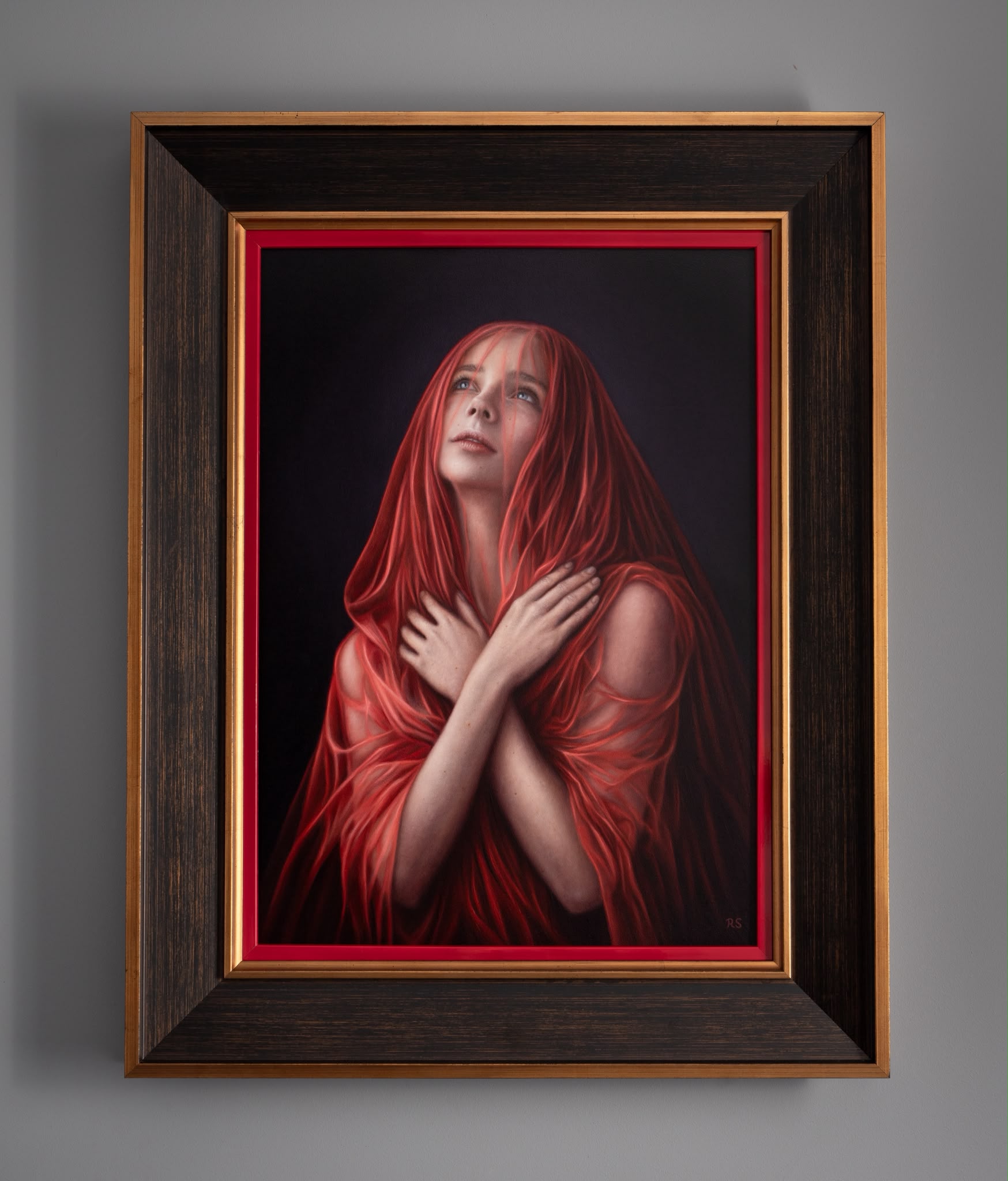 RAFAŁ STANULA, 'Isabella', olej na panelu, 42x34cm