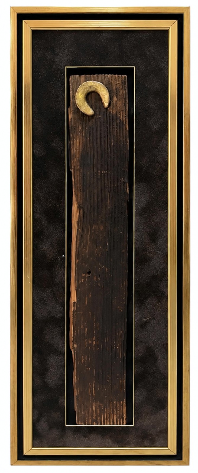 MAŁGORZATA DAWIDIUK 'Ikona Światło pionowa', technika własna, płótno, 50cm