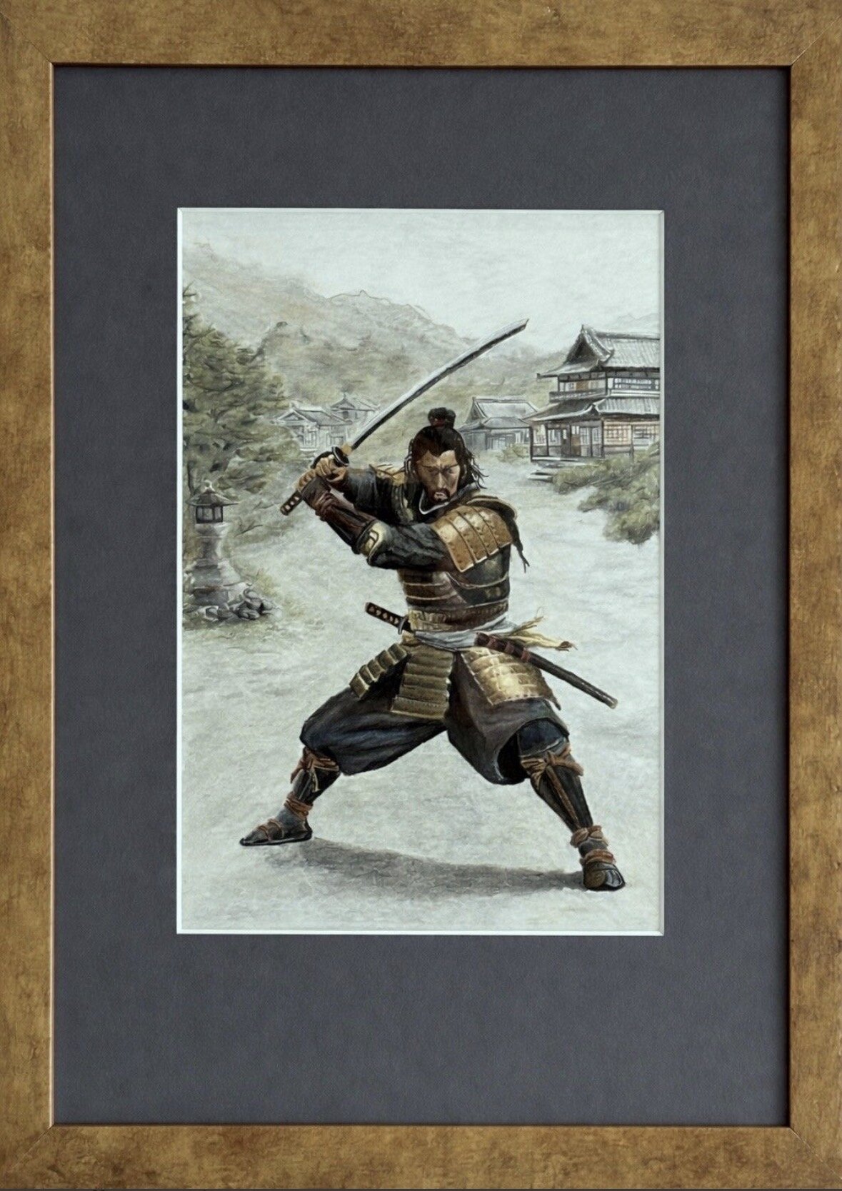 MICHAŁ GŁOWACKI 'Musashi' akryl, płótno, 90x70cm (Kopia)