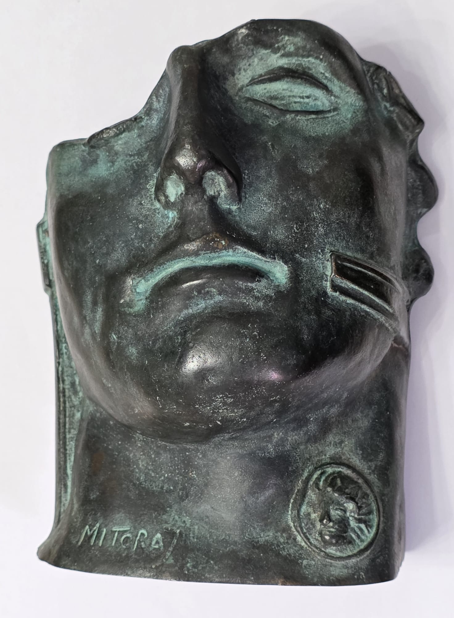IGOR MITORAJ 'Centurion' brąz patynowany, wys. 17,5 cm