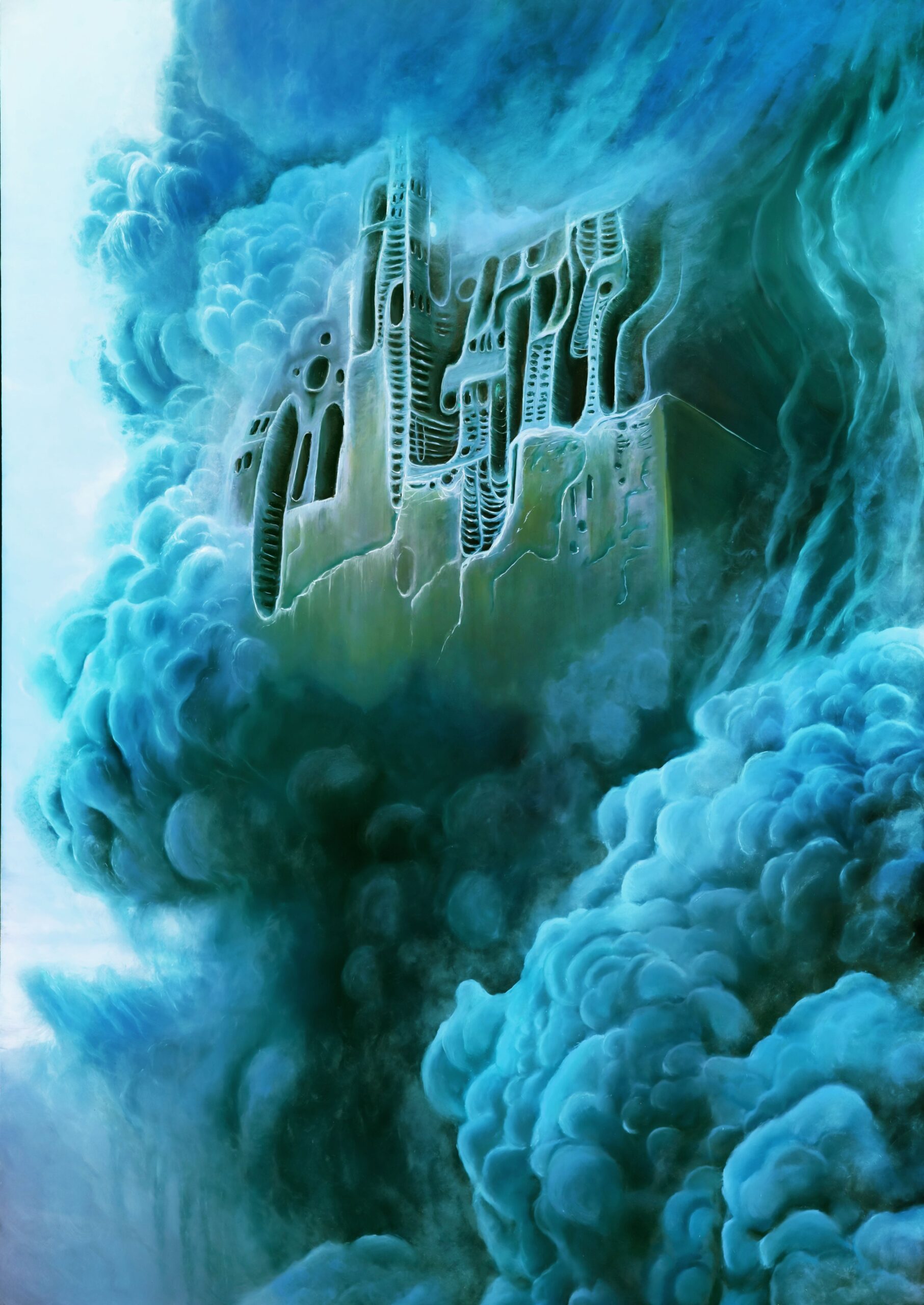 KRZYSZTOF PŁONKA 'Etheris' olej, płyta, 100x70cm