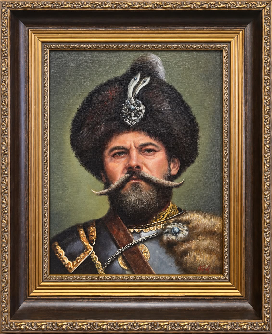 JOSÉ CABRERA 'HUARZ', olej na płótnie, 40x30cm