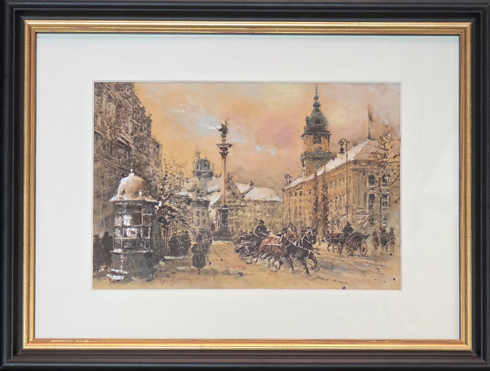 AGNIESZKA GIL, Warszawa, akwarela, papier, A4