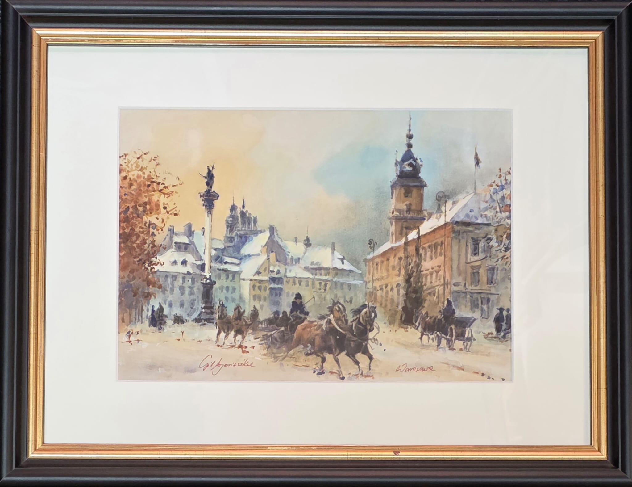 AGNIESZKA GIL, Warszawa, akwarela, papier, A4