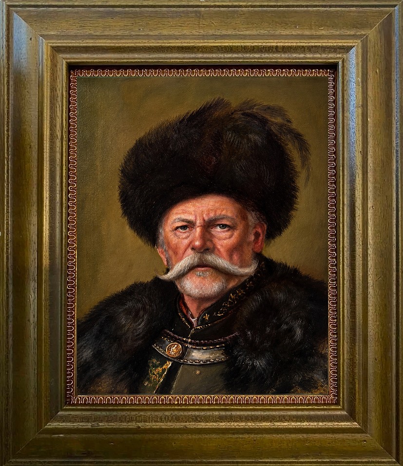 JOSÉ CABRERA 'Szlachcic 5', olej na płótnie, 30x24cm