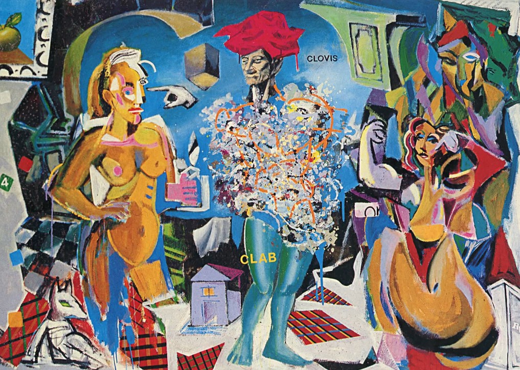 MAREK KAMIEŃSKI 'Clovis', olej, akryl, płótno, 115x160cm